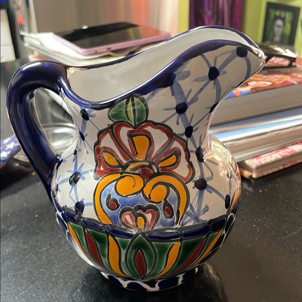 Talavera Pottery Pitcher….